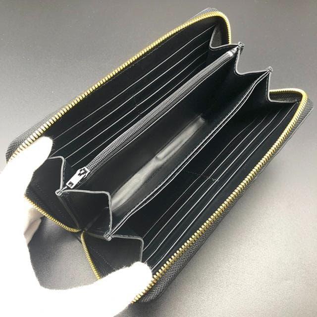 フォロー割適用　本物クロコ・一枚革　シャム　クロコダイル　長財布 BKMG26