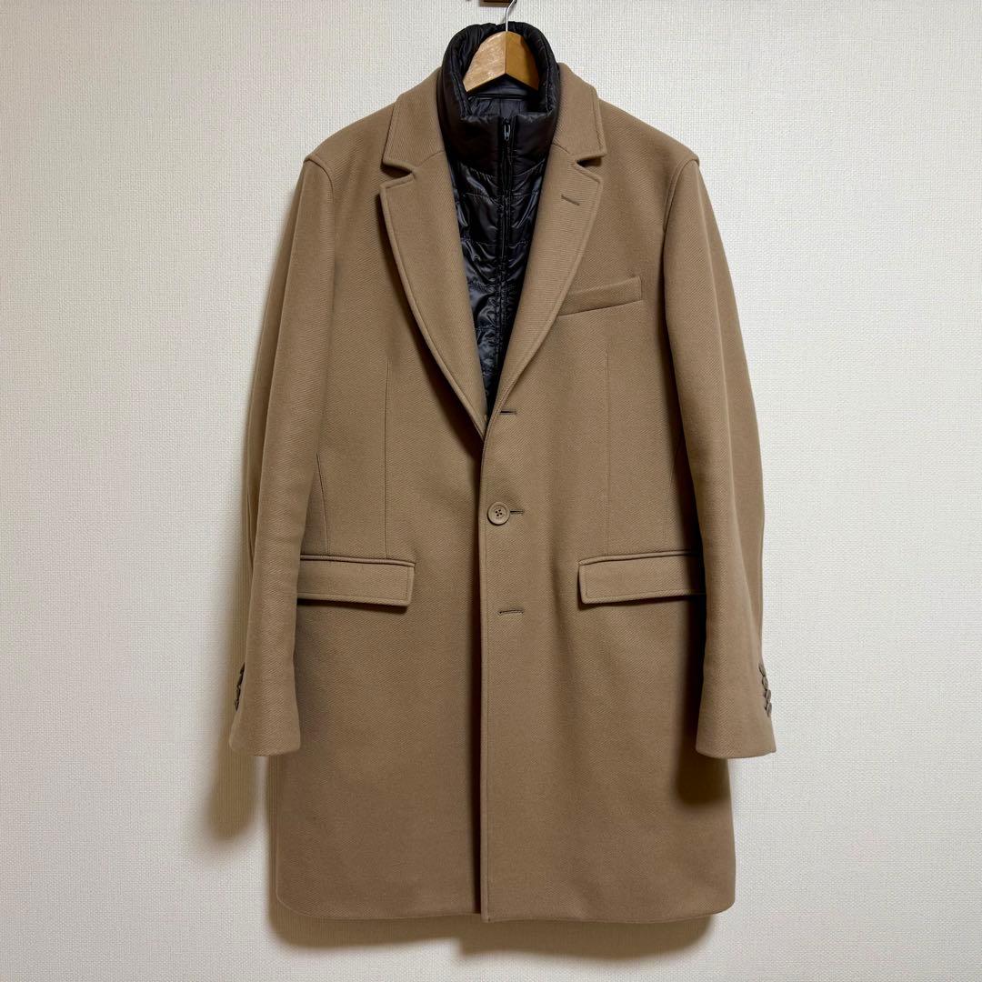 HERNO ウールナイロン チェスターコート