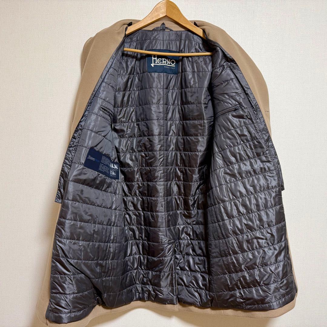 HERNO ウールナイロン チェスターコート
