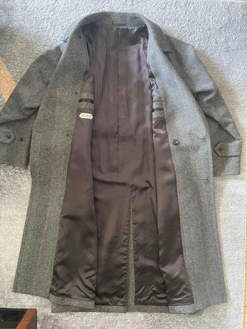 メンズ＜SOVEREIGN（ソブリン）＞ 6ボタン ダブル レス トレンチコート