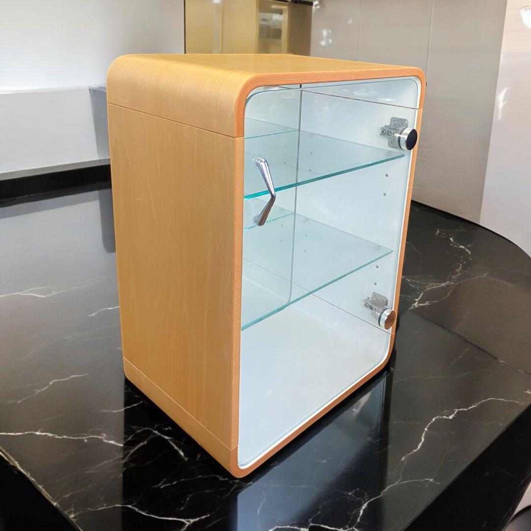 しまぁ★コレクションケース　3段　背面ミラー★しまぁ