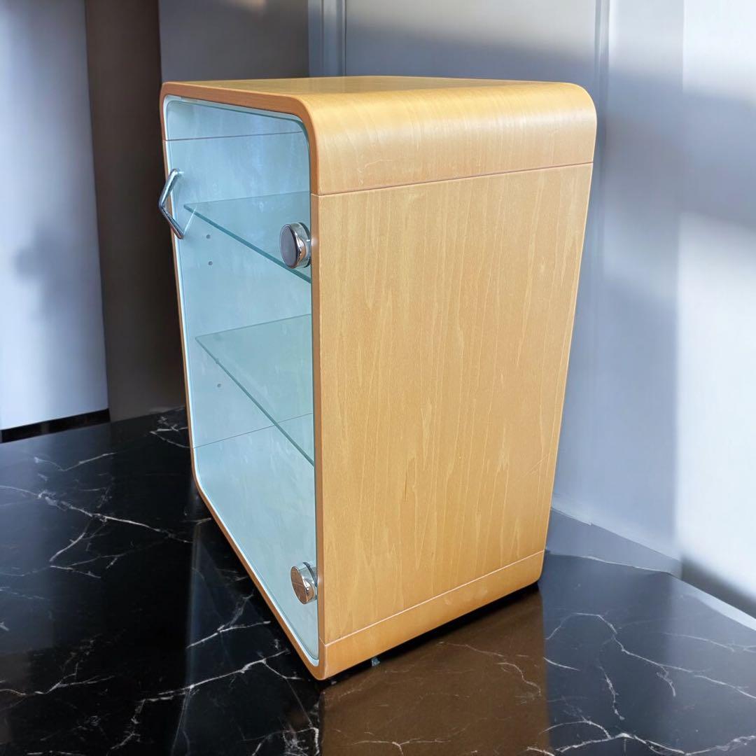 しまぁ★コレクションケース　3段　背面ミラー★しまぁ