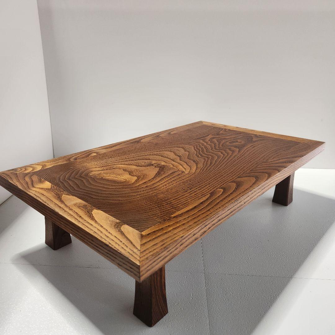 高級工芸品　天然木　花台　盆栽卓　ミニちゃぶ台