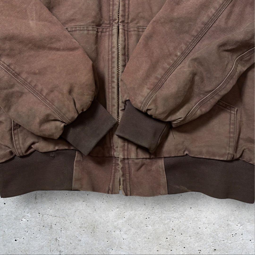 ダック アクティブジャケット 企業刺繍　REDHEAD フェード ブラウン L