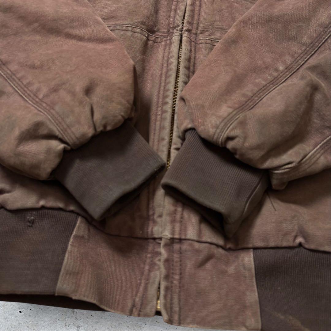 ダック アクティブジャケット 企業刺繍　REDHEAD フェード ブラウン L