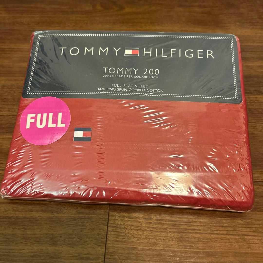 新品　未使用未開封　  フルフラットシーツ　レッド