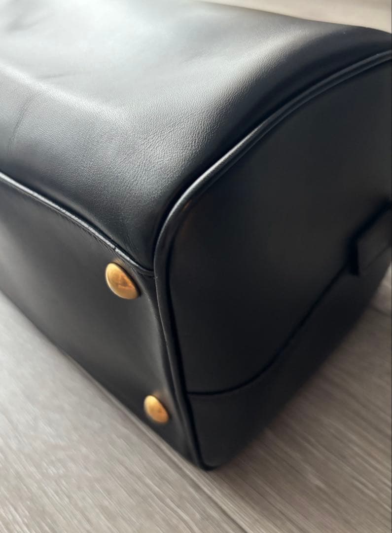 サンローラン・パリ ダッフル6 2way バッグ 黒 エディ期