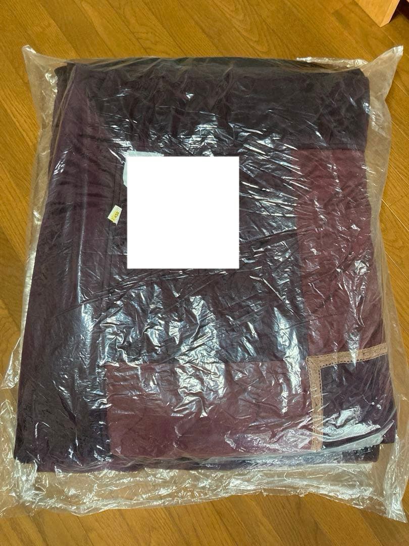 濃ワイン色 195×245キルティング こたつ用布団