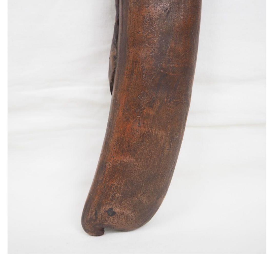 送料無料　江戸時代　備前焼　豆形掛け花入れ　煎茶道具