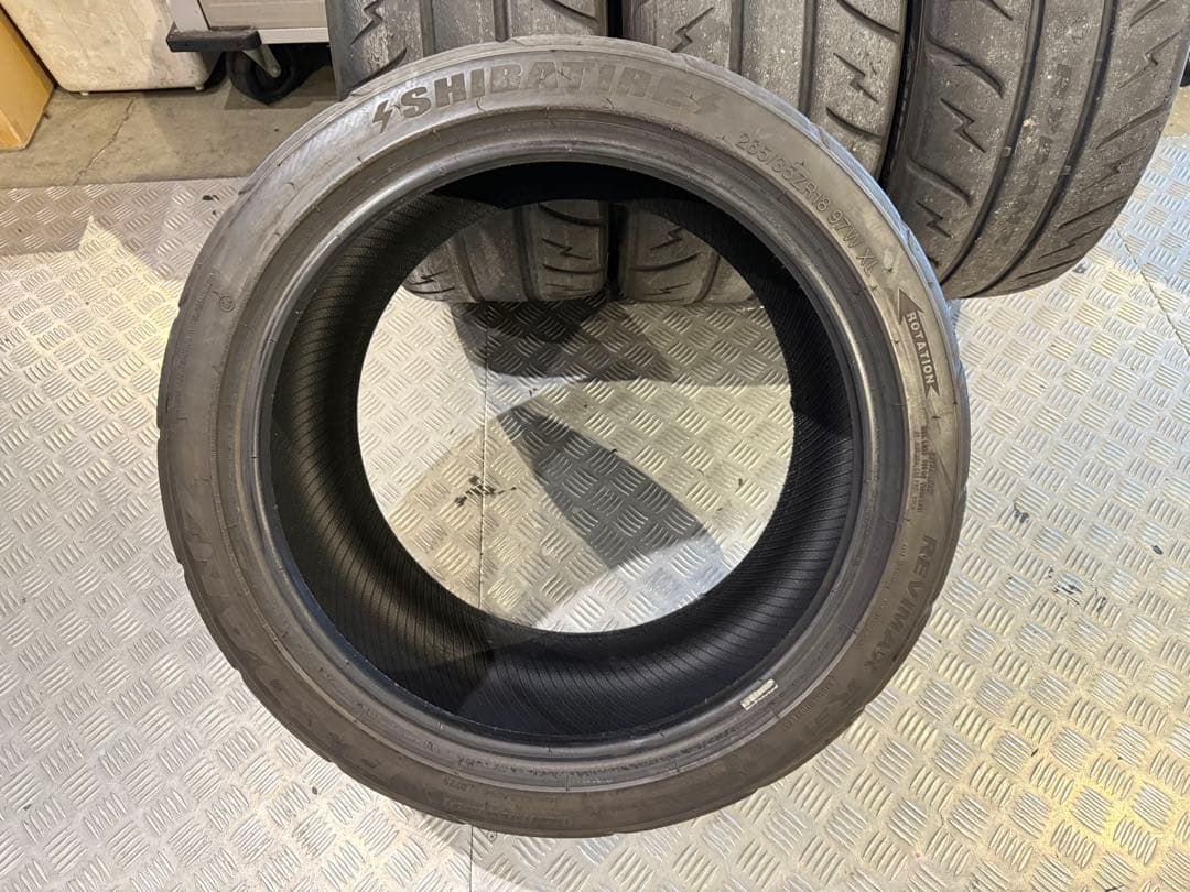 シバタイヤ R31 200R 265/35ZR18×4本 中古