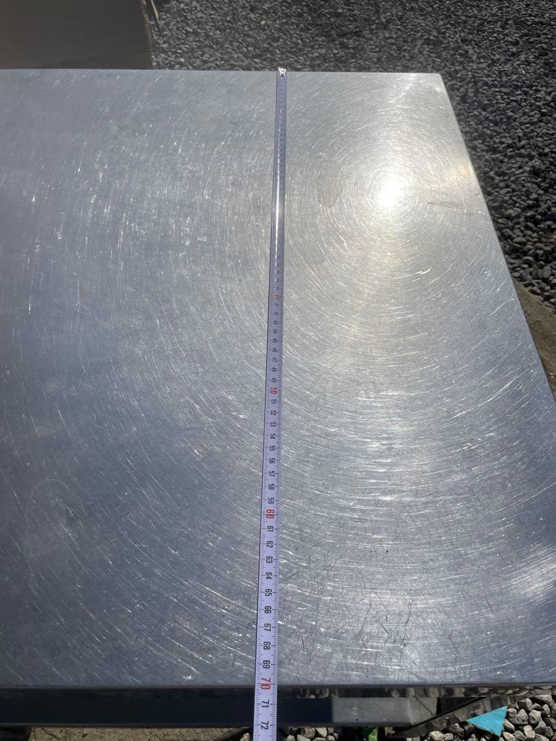 送料込み 厨房用品 調理台作業台下棚付き高さ60＊60＊70cm