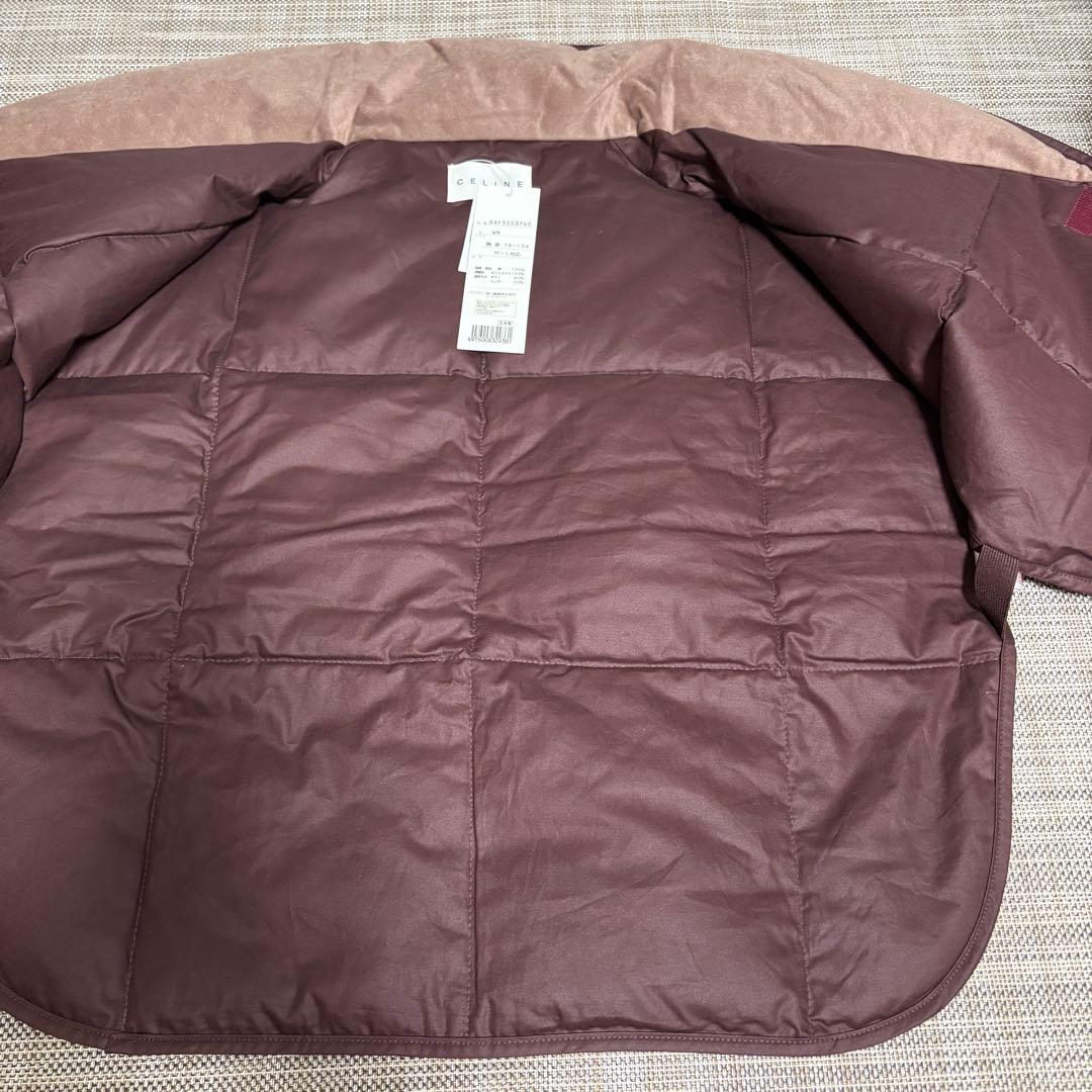新品　タグ付き✨CELINE セリーヌ　羽毛 肩当て 西川ダウン M