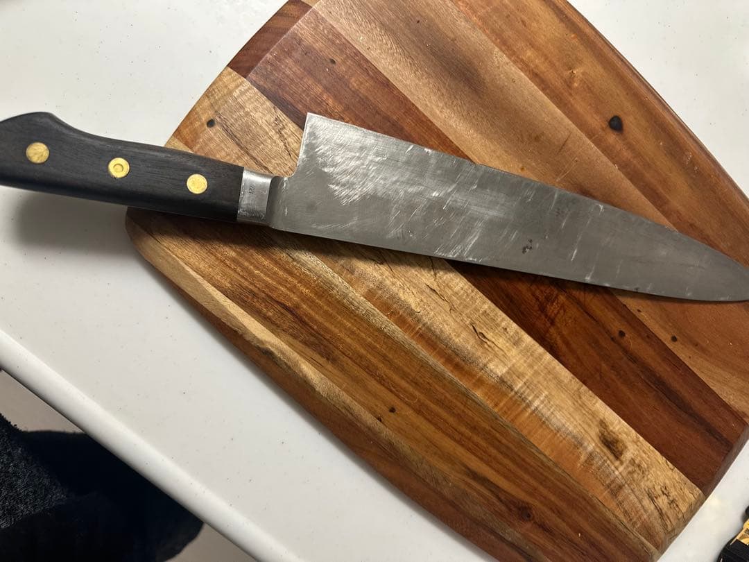 MISONO 牛刀 300mm スウェーデン鋼　龍　彫刻入り