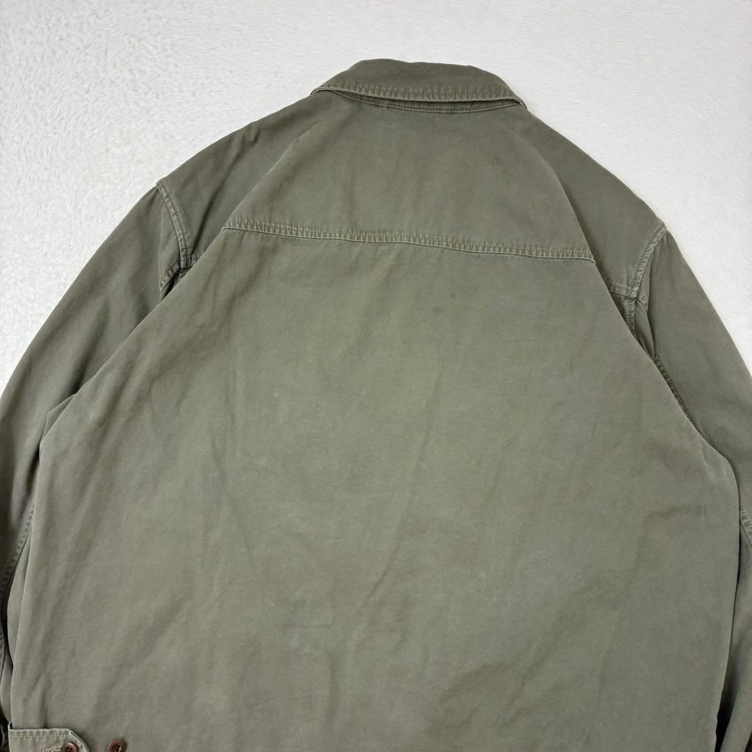 ポロバイラルフローレン　スウィングトップ　カーキ　ポニー刺繍　XL 90s