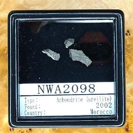 レア！宇宙産ダイヤモンド NWA2098　隕石　標本