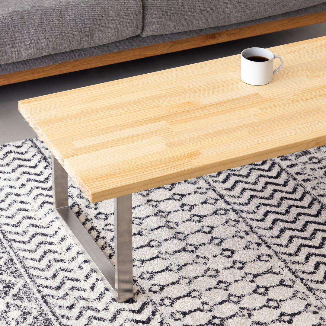 センターテーブル ローテーブル THE LOW TABLE Stainless