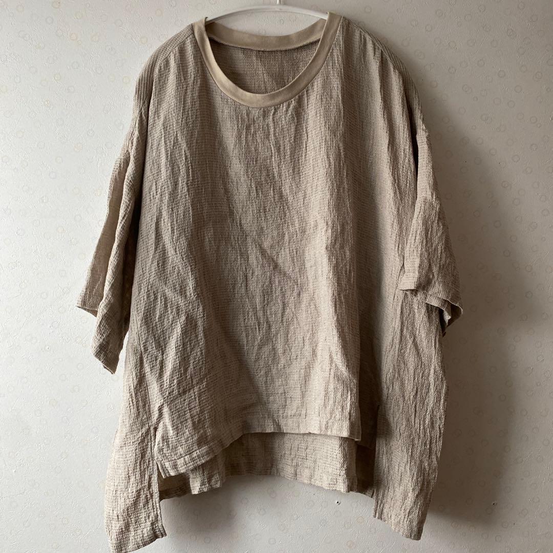 【25AW】ジャーナルスタンダードラックス　リネン　プルオーバー　ベージュ