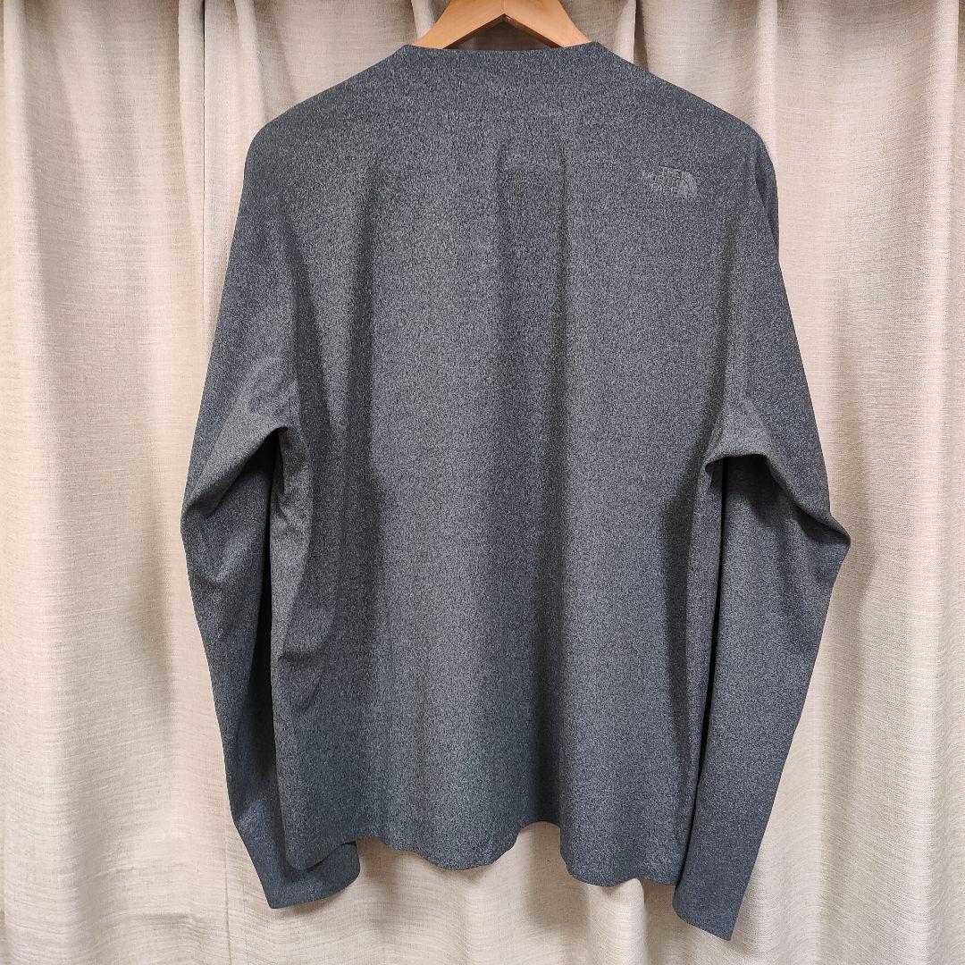 ノースフェイス テックラウンジカーディガン XL グレー NT11961