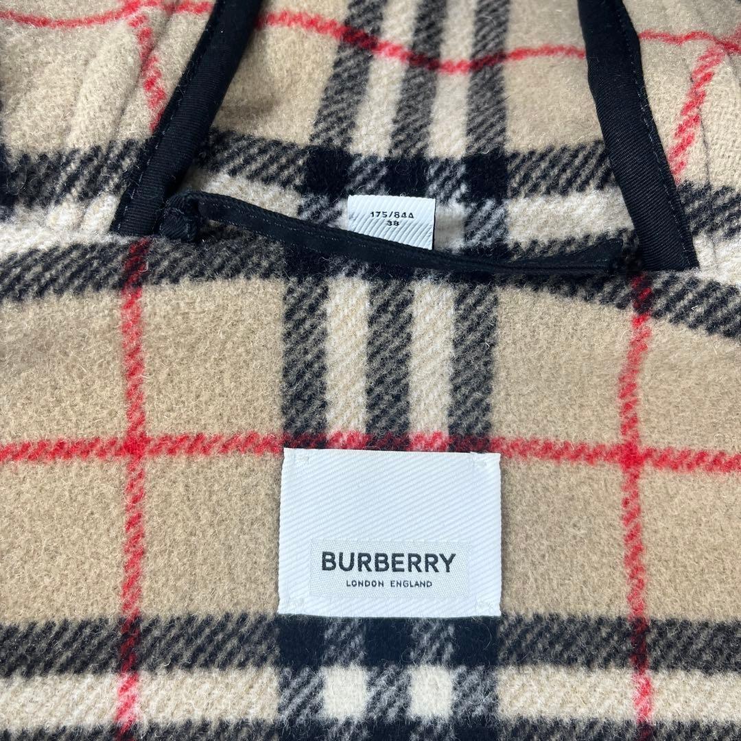 ✨美品 バーバリー 現行 ダッフルコート チンスト ノバチェック