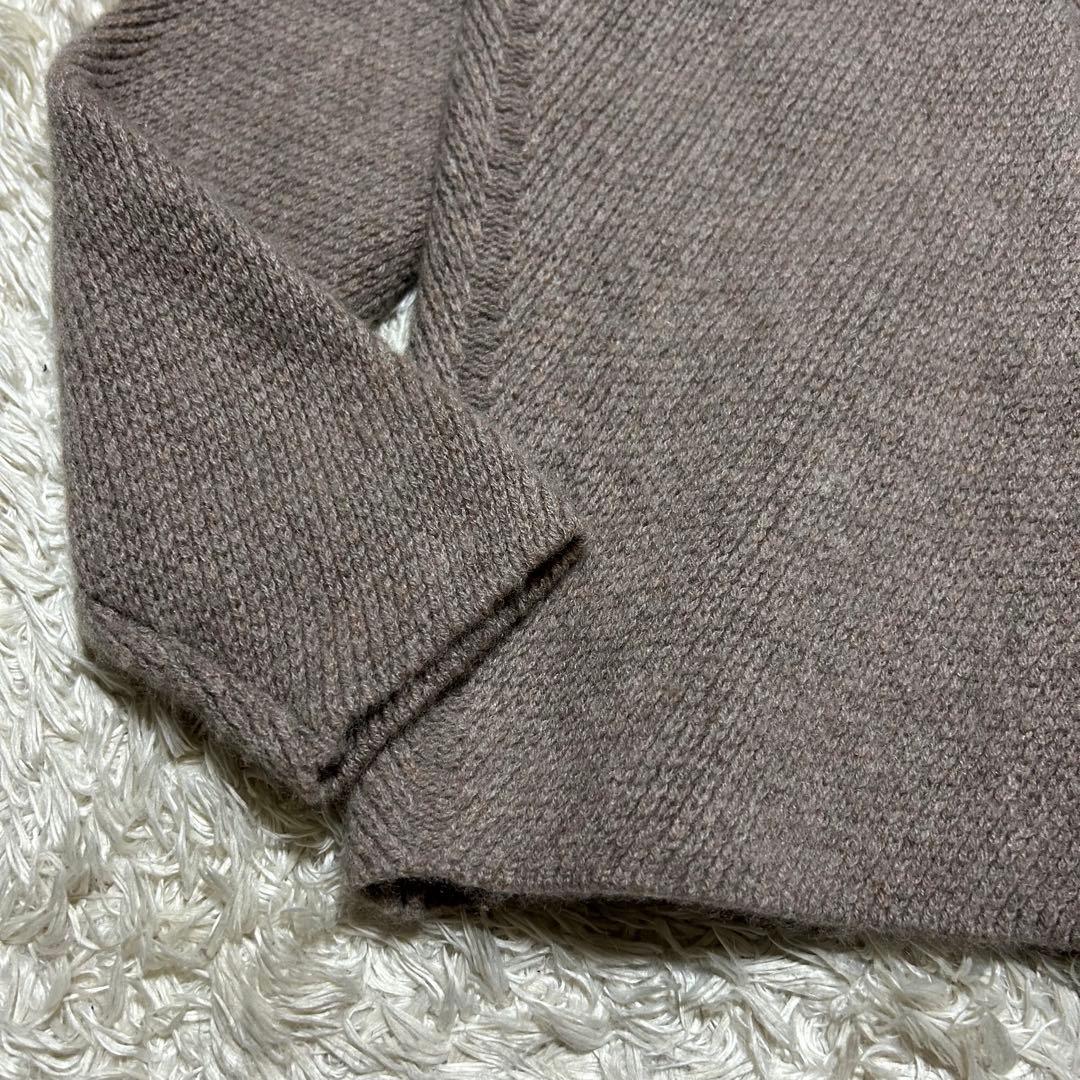 ロンハーマン カシミヤ100% オープンフロントカーディガン ベージュ Sサイズ