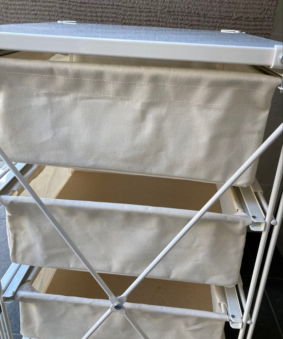 無印良品　スチール　収納　引き出し　帆布　ユニットシェルフ　取扱説明書付き