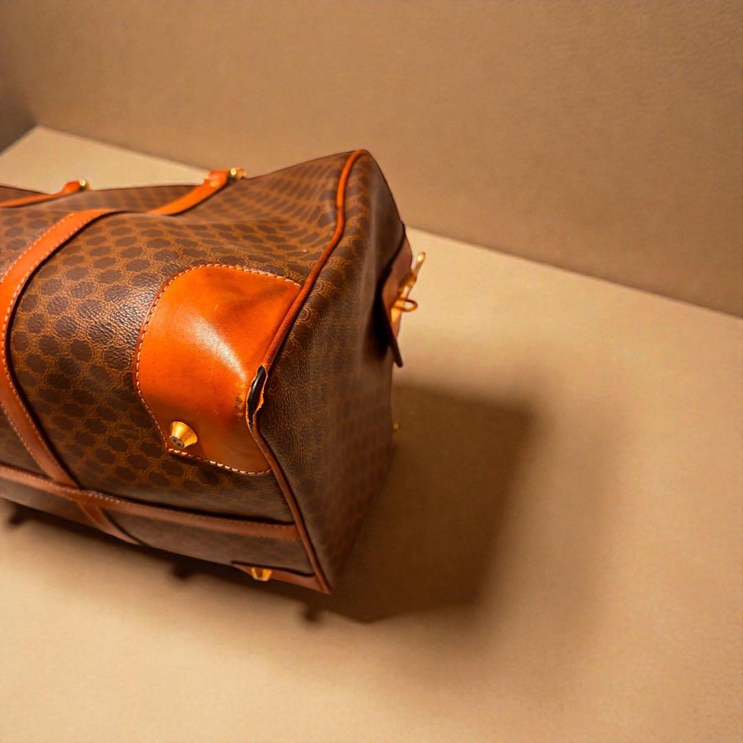 CELINE ボストンバッグ ブラウン/オレンジ