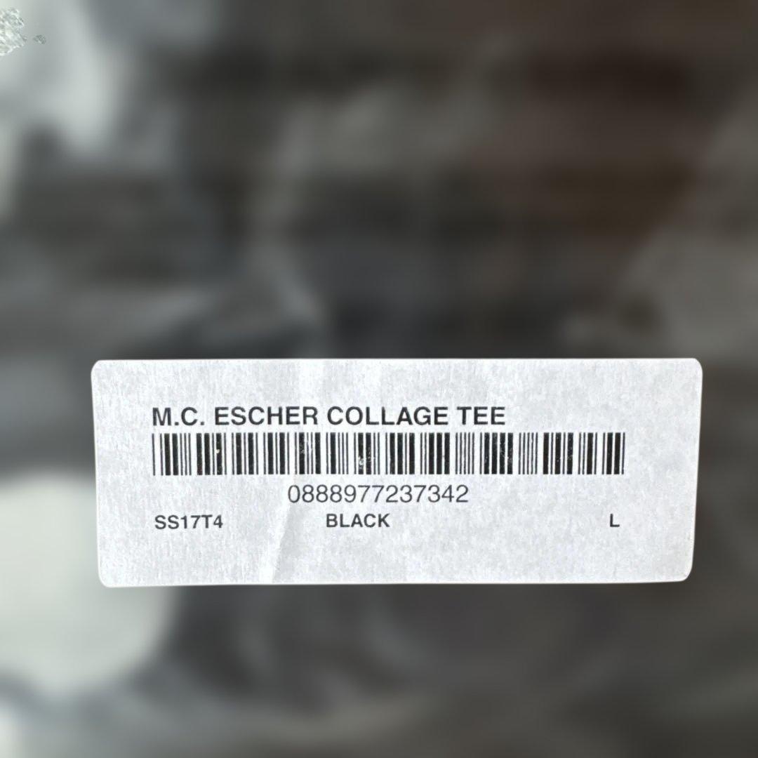Supreme M.C. Escher Collage Tee ブラック L
