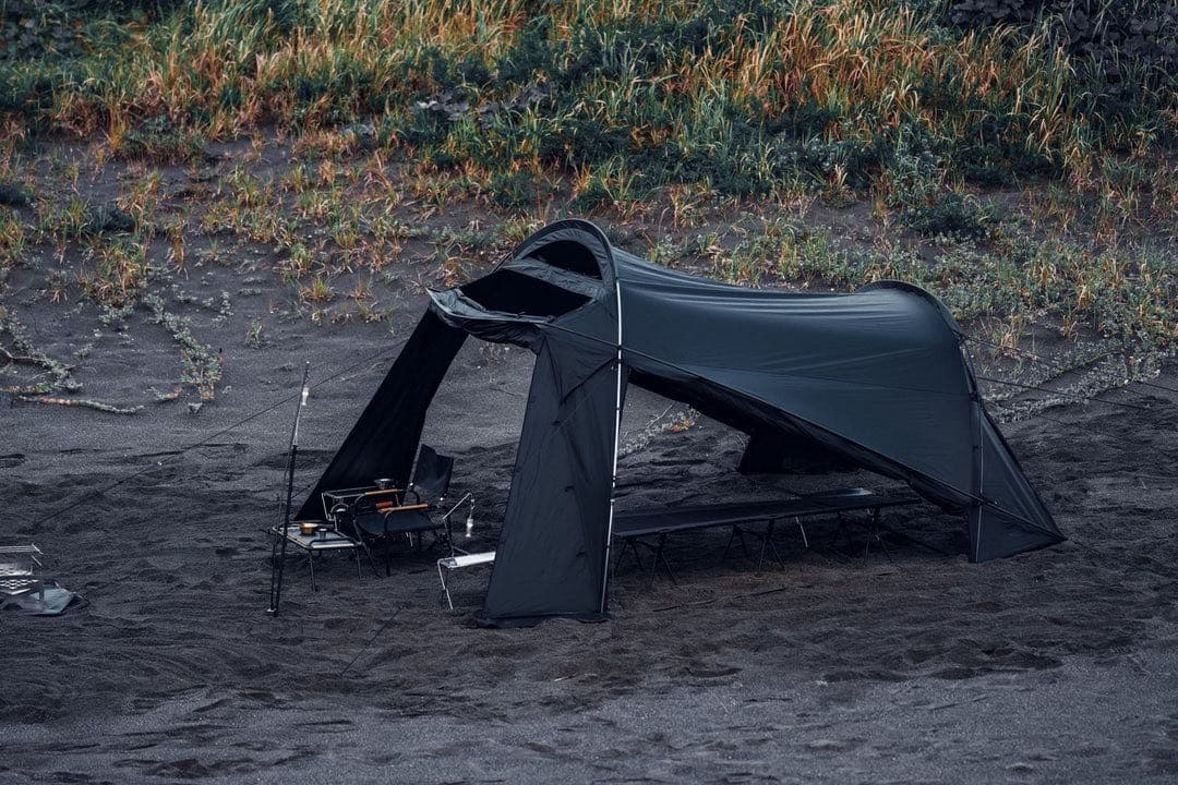 TOKYO CRAFTS 東京クラフト　テンビシェルター　ブラック　ルーフ付き