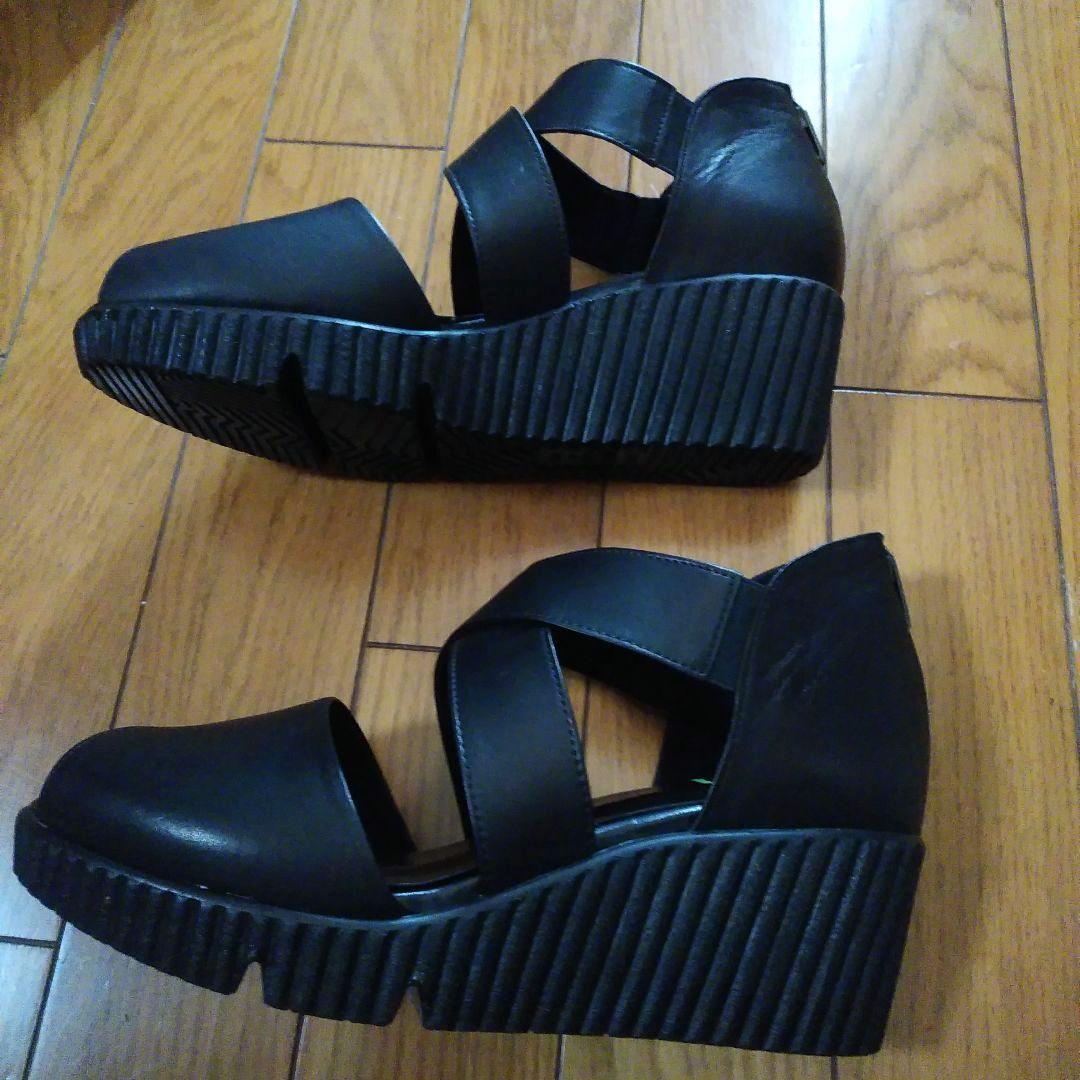 JS Heartlavel ジェイエスハートレーベル クロスベルトデザイン靴