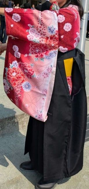 卒業式　簡易袴5点セット　小学生　150サイズ