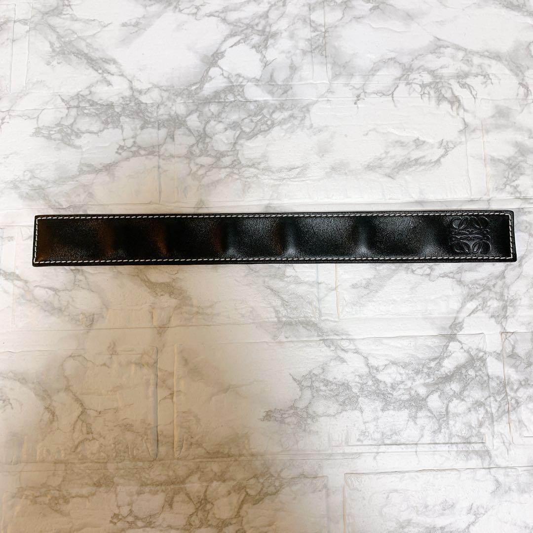 LOEWE ブレスレット スラップブレスレット スモール ブラック