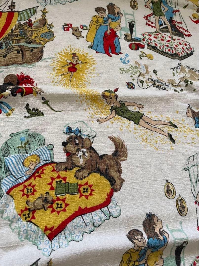 ☆ヴィンテージ　ピーターパン　ビンテージシーツ　カバー