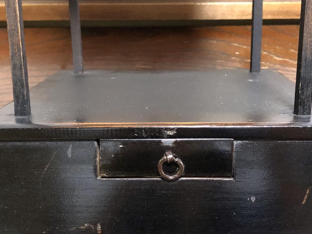 【 骨董行灯 】　蔵出品　全高80.5ｃｍ