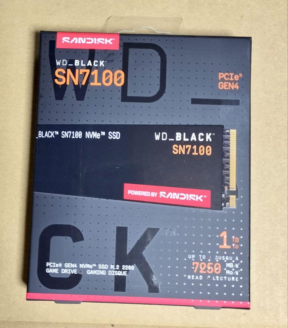 【未開封】WD_BLACK SN7100 1TB SSD M.2 2280