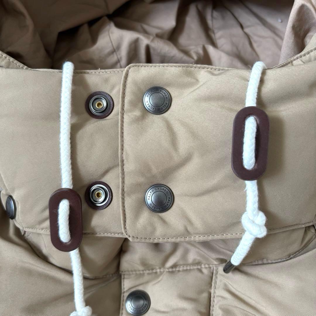 【極美品✨】ポロラルフローレン　ダウンベスト　フード　現行タグ　ポニー刺繍　XS