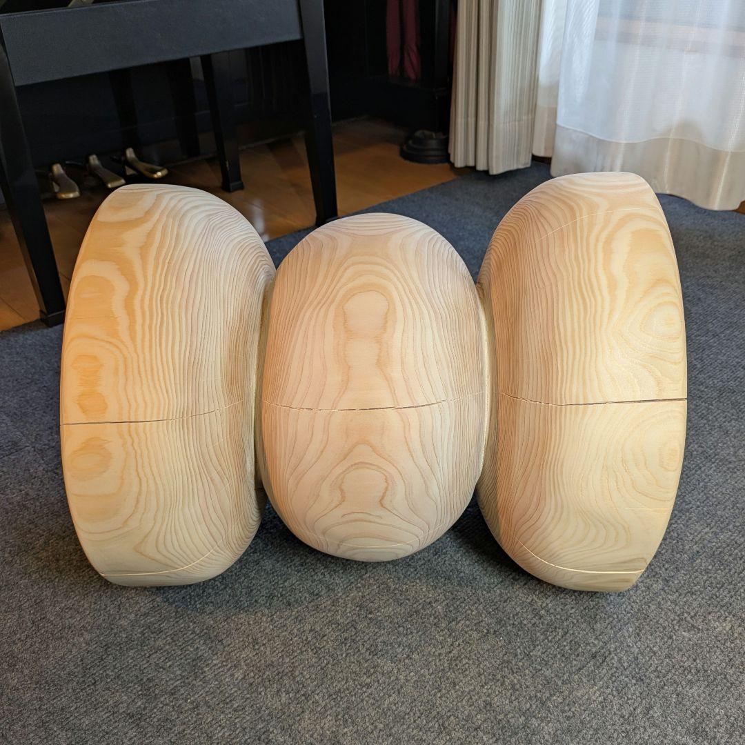 檜　切り株　丸太　椅子　スツール　 テーブル　高さ約41㎝