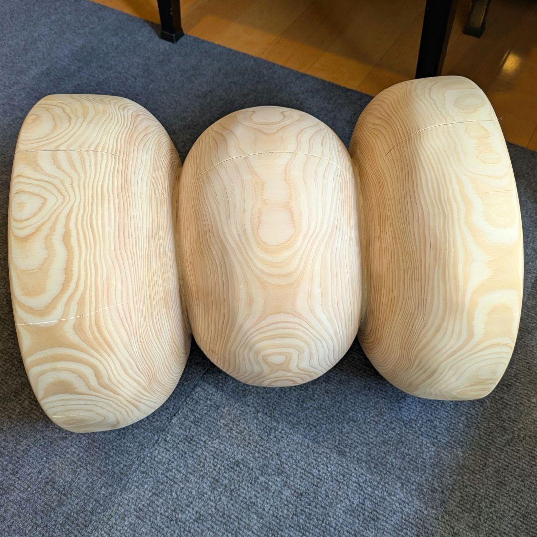 檜　切り株　丸太　椅子　スツール　 テーブル　高さ約41㎝