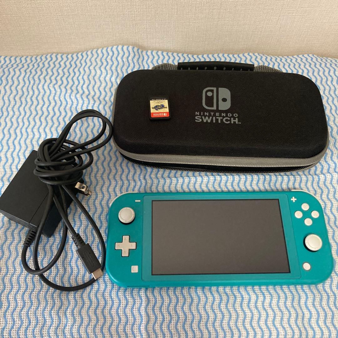 【本体・充電器・カバー】Nintendo Switch Lite ターコイズ