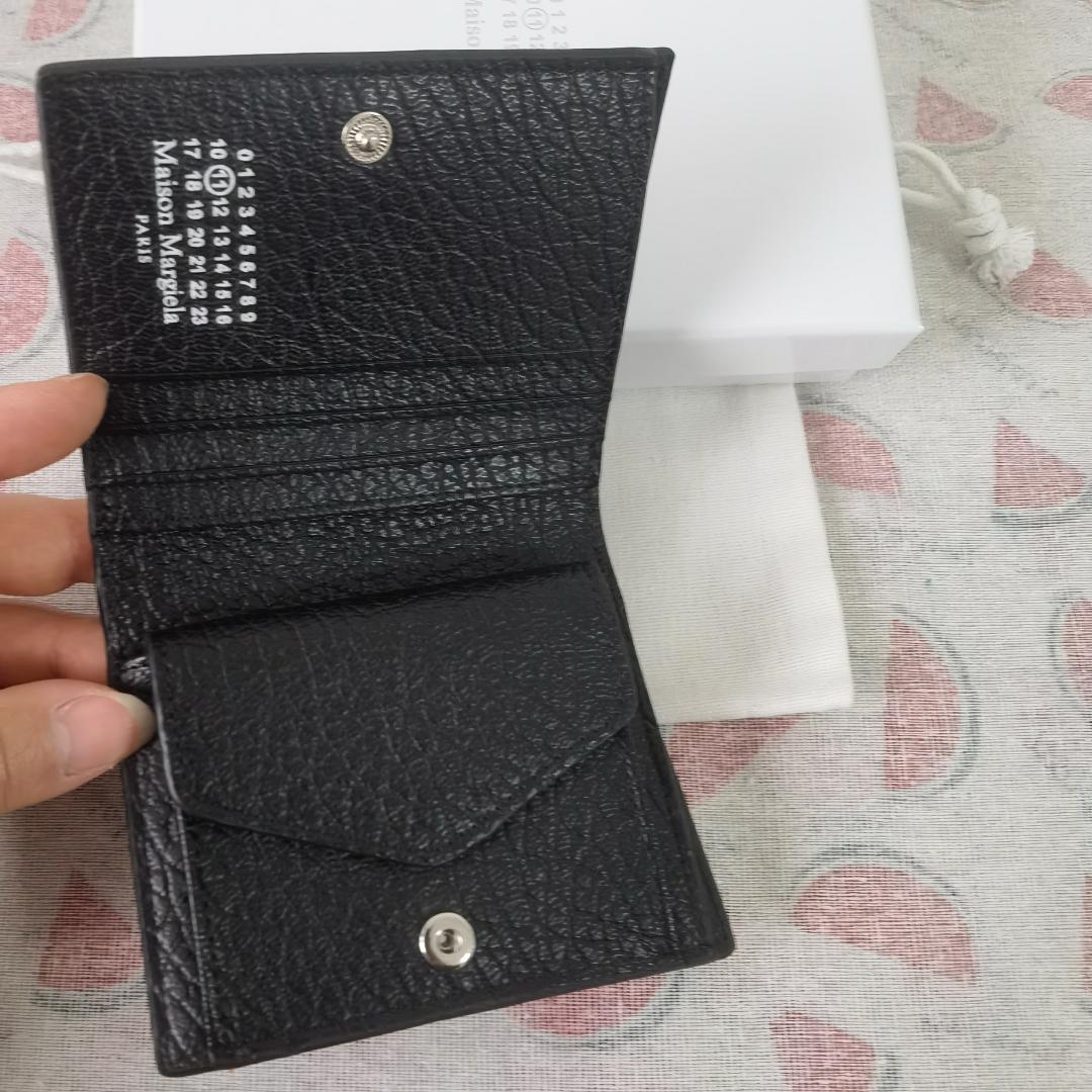 Maison Margiela レザー バイフォールド 小銭入れ 財布