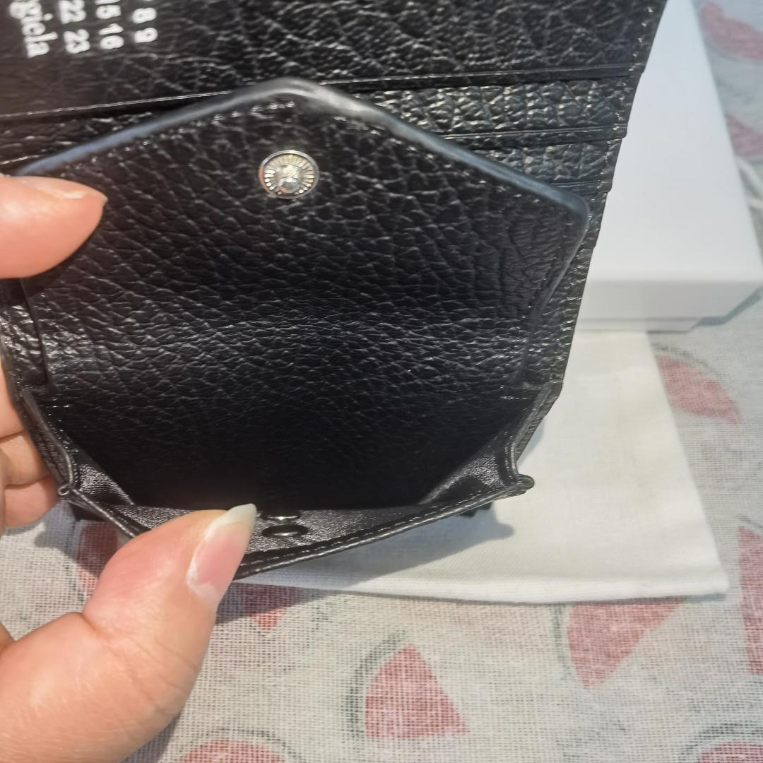 Maison Margiela レザー バイフォールド 小銭入れ 財布