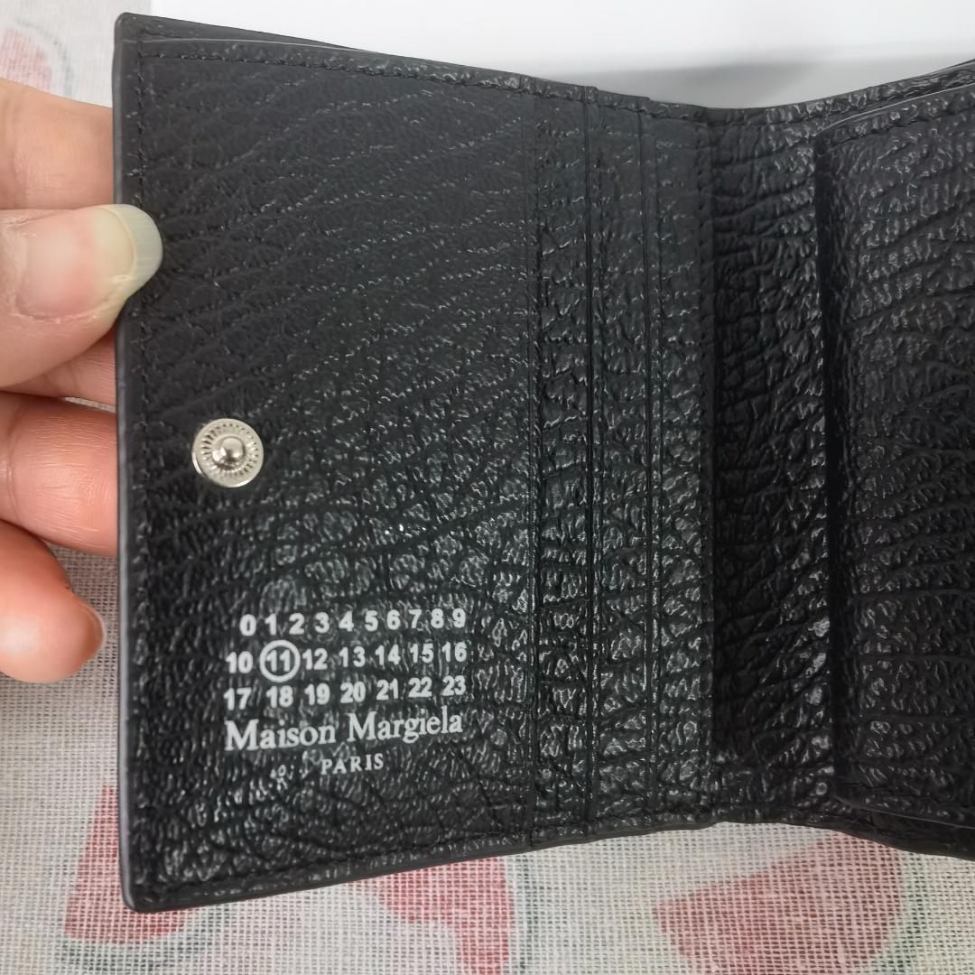 Maison Margiela レザー バイフォールド 小銭入れ 財布