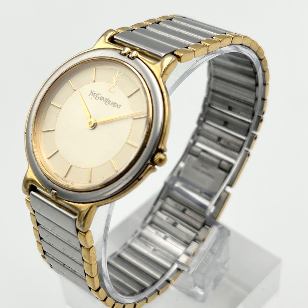 稼動品 メンズ イヴサンローラン コンビYSL 4620-E62267 腕時計