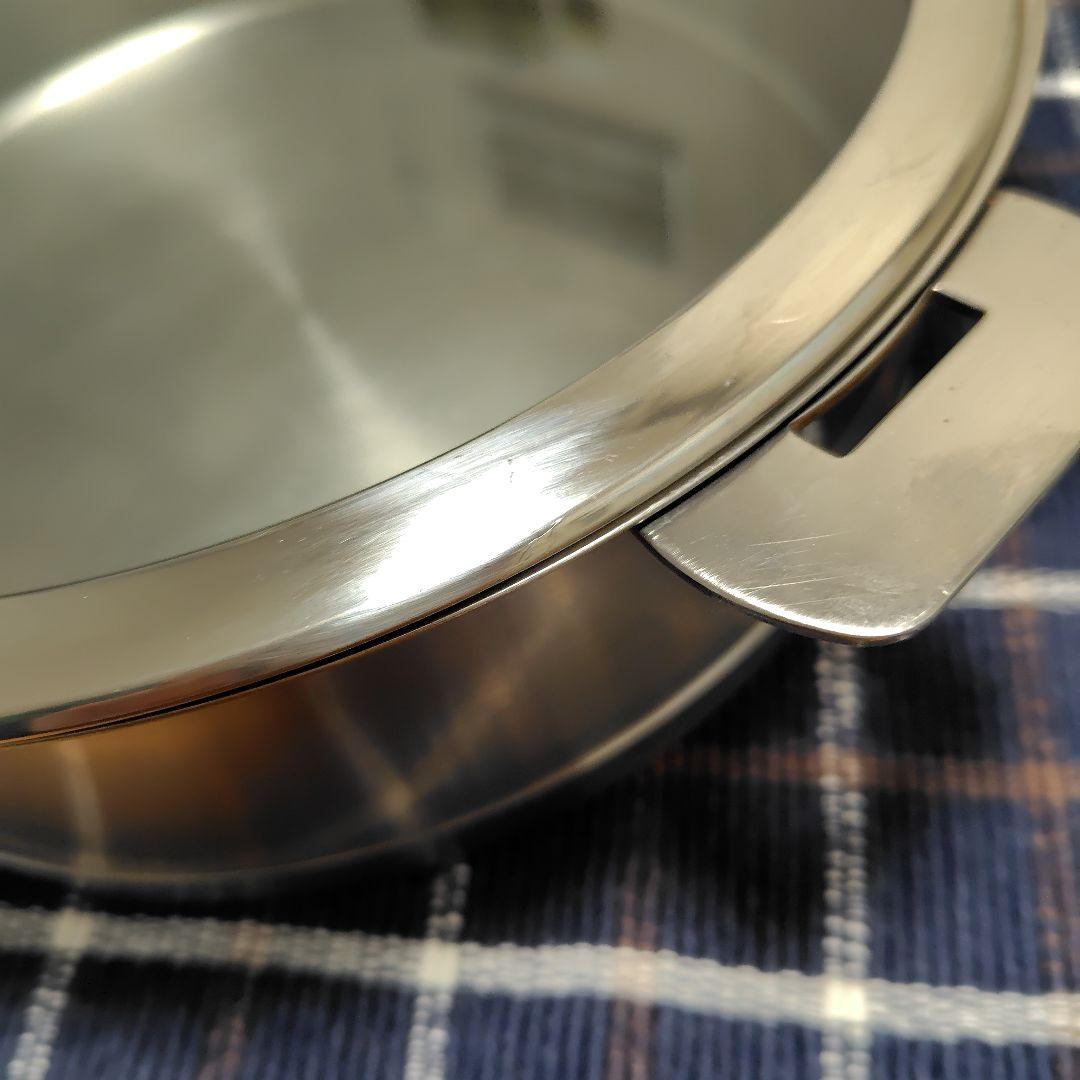 CRISTEL ステンレス鍋 取っ手付き