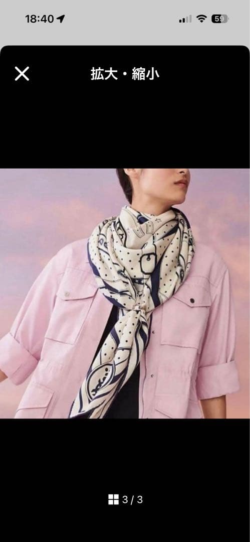 最終価格❣️HERMES カレジェアン140 朝の散歩