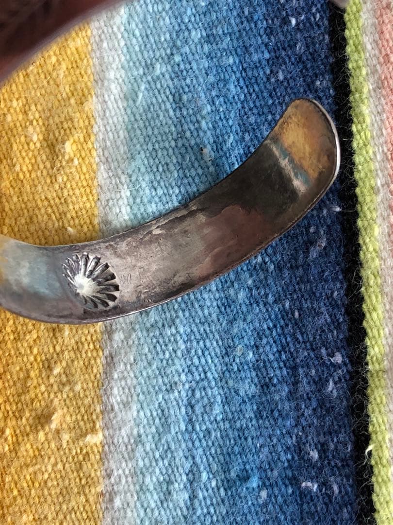 ビンテージ　フレッドハービー　ターコイズバングル　スワスティカ　アロー　ナバホ