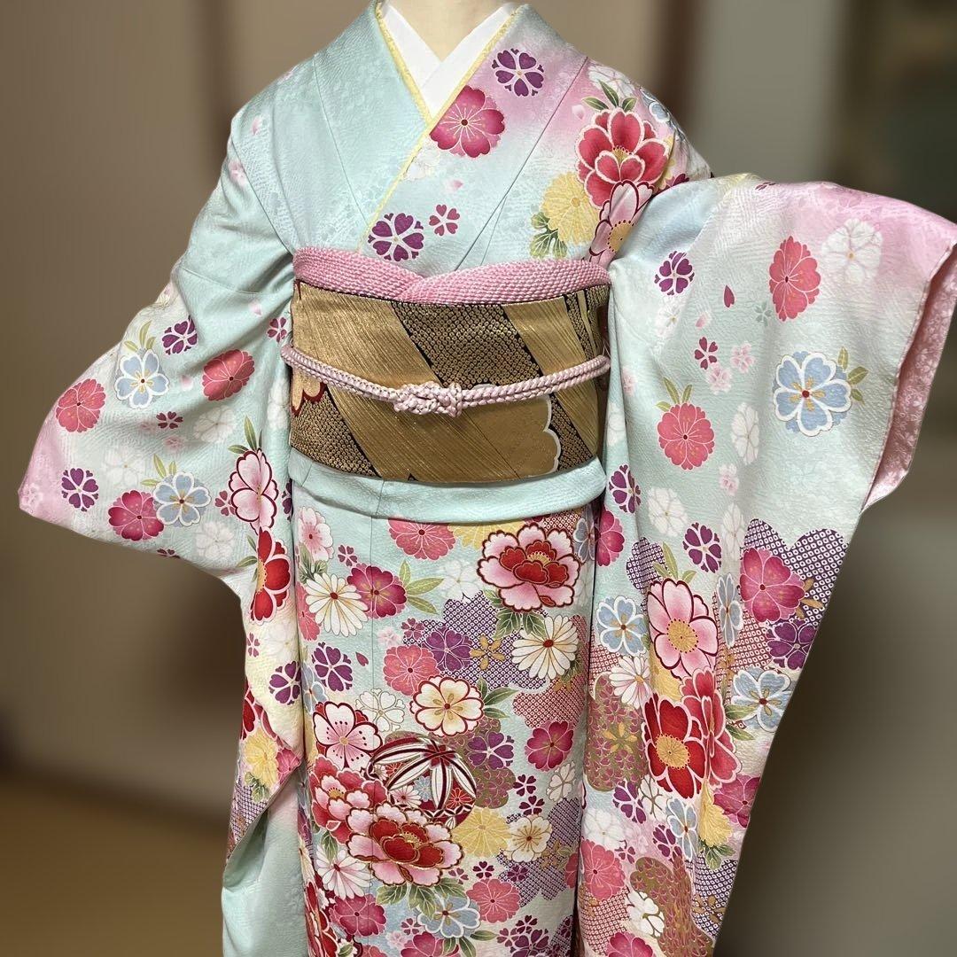 振袖　6点フルセット　成人式　結婚式　身丈159 裄69 美品