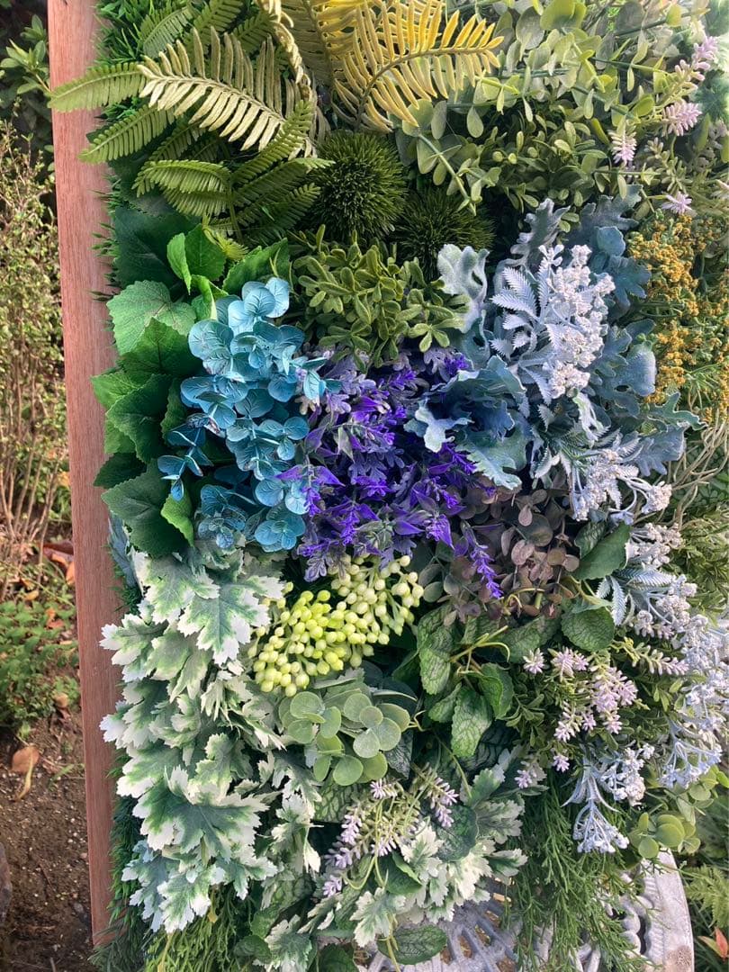 光触媒　人工観葉植物　ウォールグリーン　フェイクグリーン　壁掛け　4575@