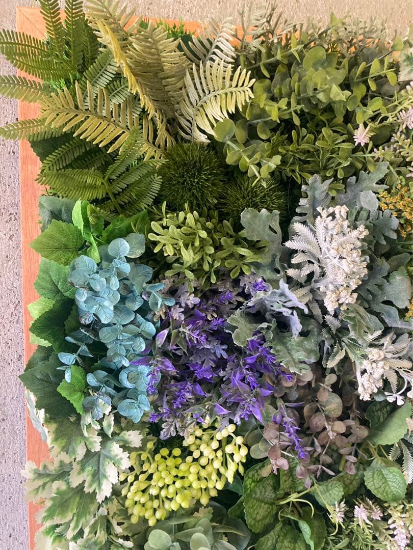 光触媒　人工観葉植物　ウォールグリーン　フェイクグリーン　壁掛け　4575@