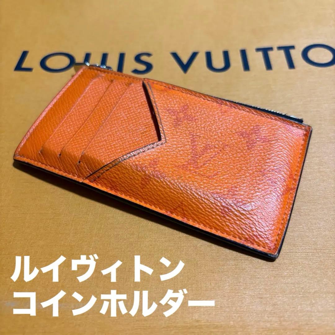 ルイヴィトン カードホルダー ボルケーノオレンジ M30465