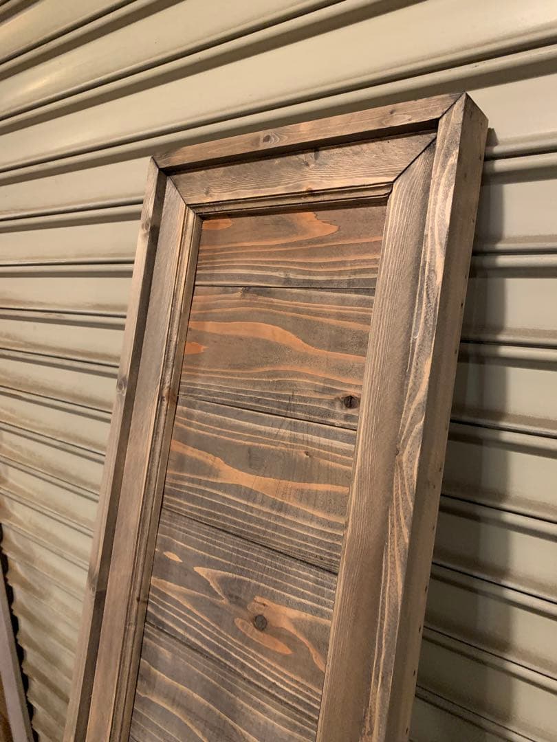 木製額パネルサイズ30cm×90cm 厚み4cm店舗什器 店舗什器